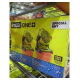 Ryobi 18v 7.5" bucket top misting fan