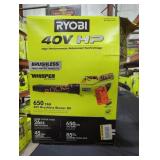 Ryobi 40v 650 cfm brushless blower kit