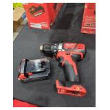 Milwaukee M18 drill driver and battery