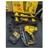 DeWalt 20v 16ga Angled Finish Nailer, Charger Only