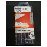 Milwaukee 5 PC Multi-Material Bits
