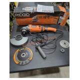 Ridgid Corded 7" Twist Handle Angle Grinder
