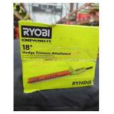 Ryobi 18" hedge trimmer attachment