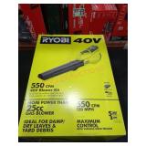 RYOBI 550 CFM 40V Blower Kit
