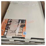 Lifetime tables, flooring, ridgid displayed &