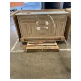 Doveton 60in. Weathered Tan- Bathroom Vanity