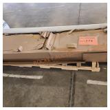 Garage door, rug, pipe