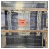 Black prehung outside door