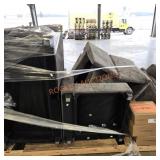 Gray sectional, flooring