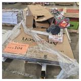 Microwave, screen door, showerer base