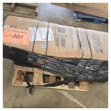 63" white wood food pantry