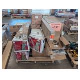 Christmas Trees, Kids Go-Cart, Chairs, Light