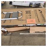 Shower wall, storm and screen door