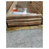 (4) 12" x 36" Unifinished Wall Decorative End