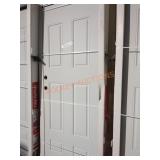 Jeldwen 32" x 80" 6 Panel Steel Door