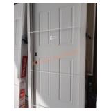 Jeldwen 32" x 80" 6 Panel Steel Door