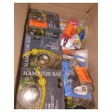 Box Lot Of Assorted Home Improvement Items