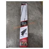 24" Matte Black Tile Insert Shower Drain