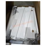 24" White Vanity Without Sink Top