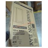 Hampton Bay 15" x 12" x 30" Wall Cabinet