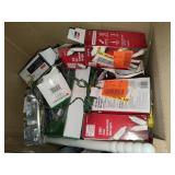 Box Lot Of Assorted Home Improvement Items