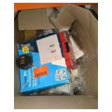 Box Lot Of Assorted Home Improvement Items