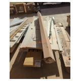 Skid Assorted Size Interior Doors, Crown Molding,