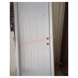 Jeldwen 32" x 80" 6 Panel Steel Door