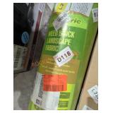 Weed block landscape fabric