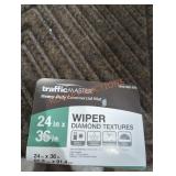1 BROWN 24" x 36" wiper mat