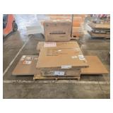 Fireplace, Cabinets, ect