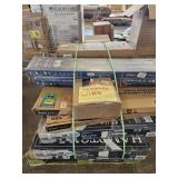 Base Cabinets, Desk, Flooring, Light Panels