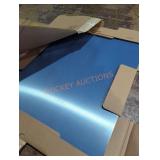 Square metal drain sheet