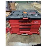 Milwaukee packout 3 drawer tool box