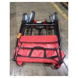 Red Collapsible Cart
