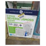 GE 5 stage reverse osmosis system