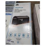 Franklin black galvanized steel mount mailbox