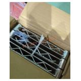 Silver 3 shelf wire organizer