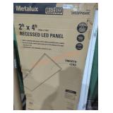 Metalux 2 ft x 4 ft recessed led panel
