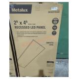 Metalux 2 ft x 4 ft recessed led panel