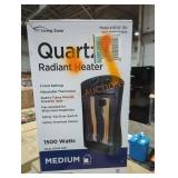 Quartz radiant heater