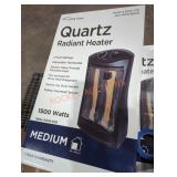 1 quartz radiant heater 1500 wats