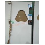 Delta 33"-36" Pivoting Shower Door, Tempered Glass