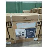 Hampton Bay 30" wall cabinet dove gray