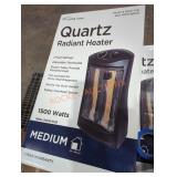 1 quartz radiant heater 1500 wats