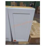 Hampton Bay 18" satin white wall cabinet