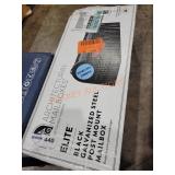 Black Galvanized Steel Post Mount Mailbox