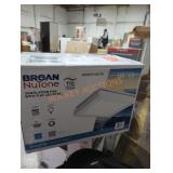 Broan Nutone ventilation fan with flat led panel