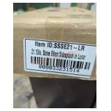 21.13" stone effect side splash