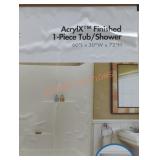 DAMAGED 1 Pc Tub/Shower